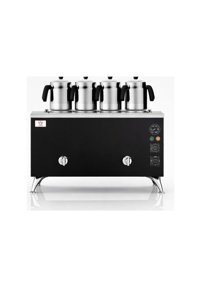 Anka Elektrikli Black Pro Compact Smart 4 Demlikli 40 Litre Çay Makinesi 220v