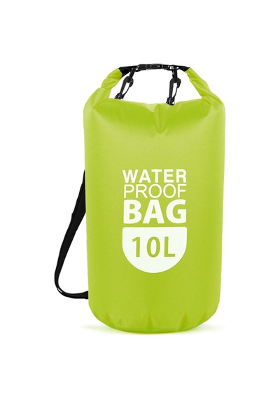 Teltree 10l Yeşil Pvc Su Geçirmez Çanta, Şeffaf Pencere Ve Bölmeli Tasarım