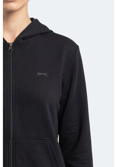 Slazenger Sera I Kadın Fermuarlı Lacivert Sweatshırt