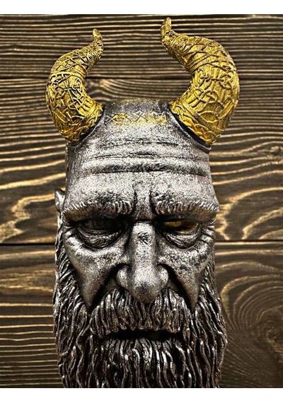 God Of War Ragnarok Kratos Mimir 20cm Gümüş Renk Polyester Figür