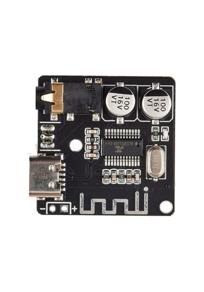 Vhm-314 Type-c Bluetooth Kablosuz Ses Mp3 Modül Amfi Müzik Çalma Kartı Dc 5v Usb Lityum Pil Batarya