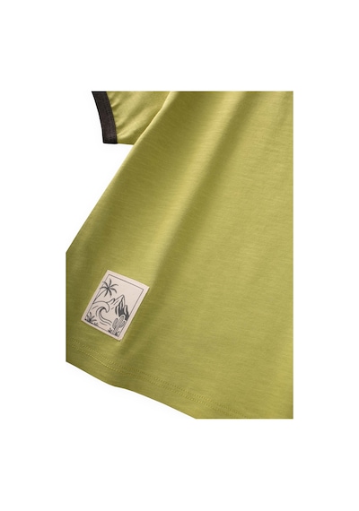 Cigit Kaprili T-shirt Takım 2-10 Yaş Lime Yeşil