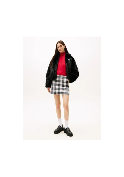 Tommy Hilfiger Tjw Suni Kürk Kadın Siyah Ceket Dw0dw21669bds Siyah