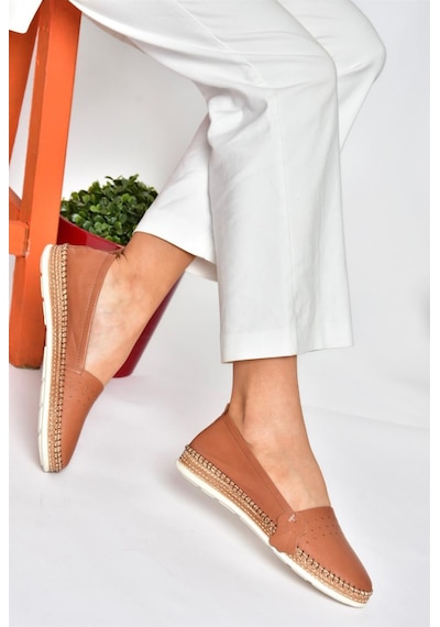 Fox Shoes P555002503 Taba Hakiki Deri Günlük Kadın Ayakkabı Taba-hakiki Deri Taba