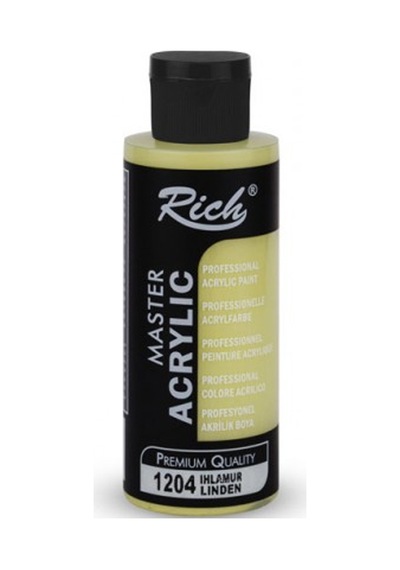 Rich Akrilik Boya Master 120 Cc Ihlamur 120-1204 Çok Renkli