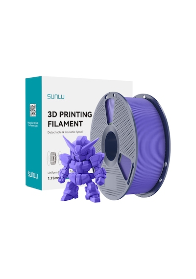 Sunlu Lavanta Moru Pla+ 2.0 Filament - 1.75mm - 1 Kg