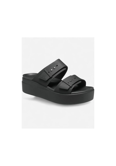Crocs 207431-brooklyn Buckle 001-black Kadın Terlik Siyah
