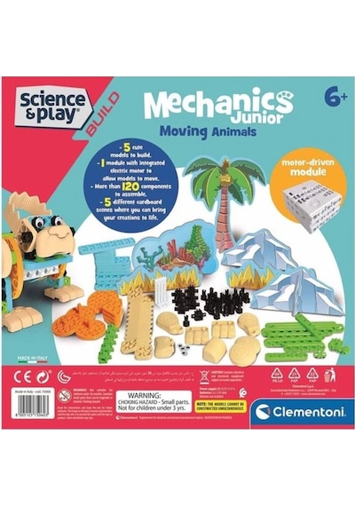 Mey İthalat 75060tr Mechanics Junior Hareketli Hayvanlar- Mekanik Lab. /bilimveoyun +8 Yaş