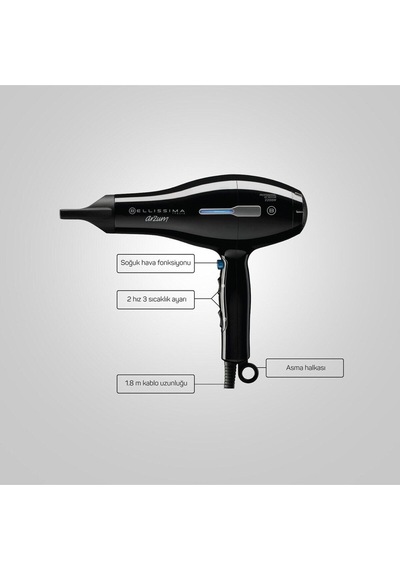 Arzum AR5004 Bellissima Profesyonel 2200 W Saç Kurutma Makinesi + AR5029 Rosy Epilatör