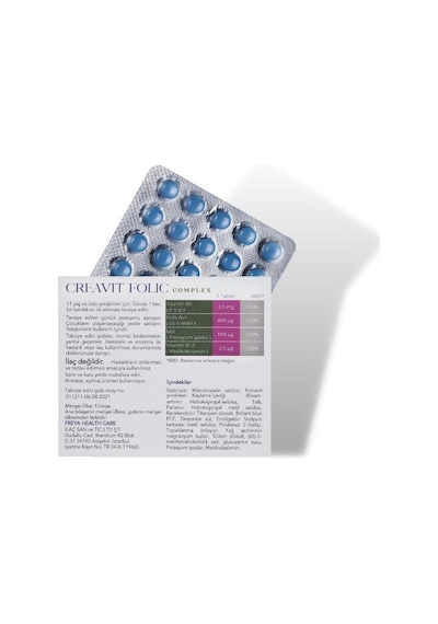 Creavit Folic Complex 30 Tablet