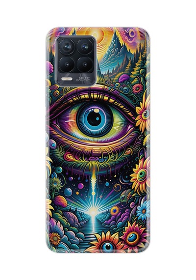 Realme 8 - 8 Pro Kılıf Boutique Baskılı Resimli Göz Pcode -039