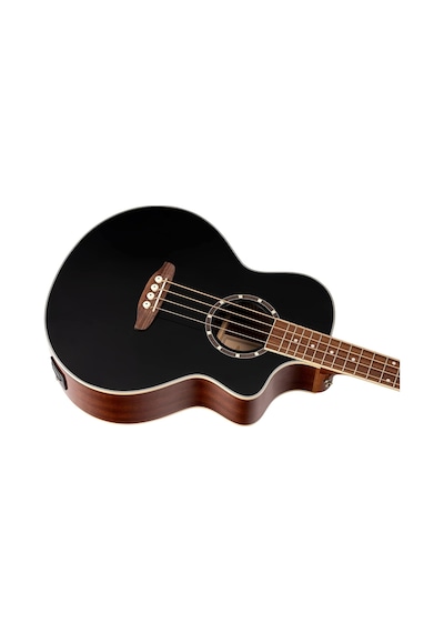 Ortega D8ce-4 Deep Series 8 Elektro Akustik Bas Gitar Siyah Maun