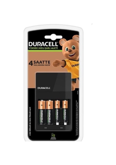 Duracell Cef 14 Şarj Cihazı Ve 4 Adet 1300 Mah Aa Şarj Edilebilir Pil Ve 4 Adet 750 Mah Aaa Şarj Edilebilir Pil