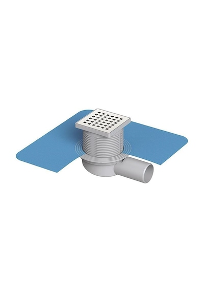 Tekstil Membranlı Paslanmaz Yer Sifonu / Süzgeci 15*15 Q70