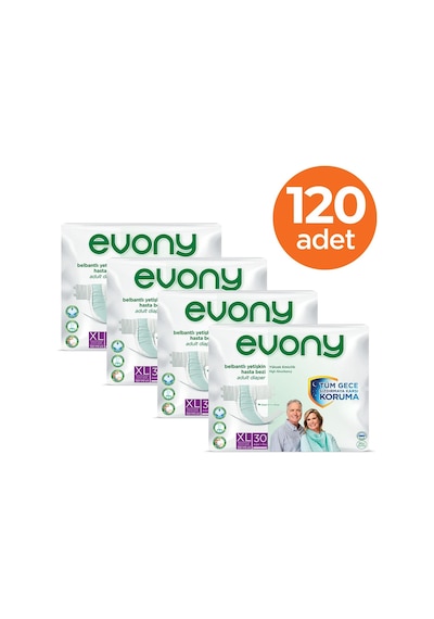 Evony Belbantlı Ekstra Büyük Boy XL 30'lu 4 Adet Hasta Bezi