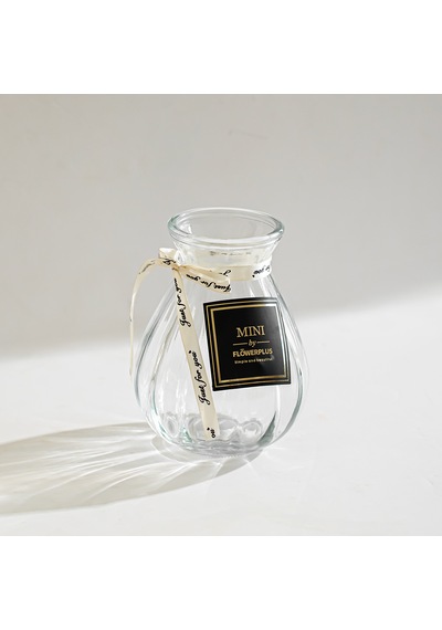 Porsima Dhz90217 Dekoratif Cam Vazo Şeffaf 15cm-600ml