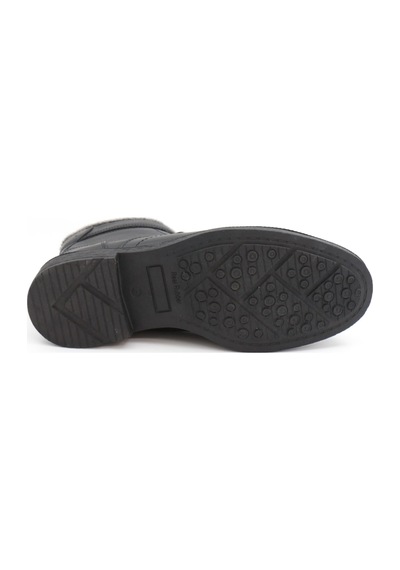 Nesilshoes Nesil Shoes Thrtrk 906 Siyah Hakiki Deri Kauçuk Taban Erkek Bot