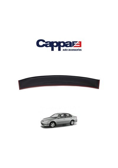 Cappafe Honda Civic 7 Arka Cam Üstü Spoyler Akrilik Abs 01-200