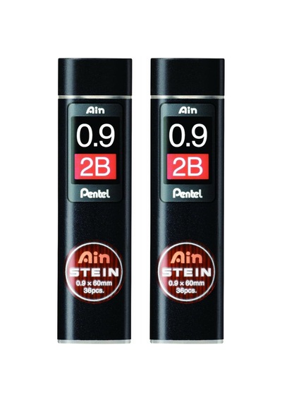 Pentel Mürekkep Kalemi Mekanik Kurşun Kalem Çekirdek Ain Mürekkep Kalem Dolum Karl Stein Politikacı 0,9 Mm 2b C279 2b '2'li Set'