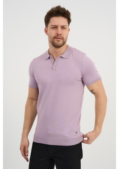 Alexander Gardi Alexandergardı Polo Yaka Düğmeli Triko T-shirt 50024 Lila Alexander Gardi Alexandergardı Polo Yaka Düğmeli Triko T-shirt 50024 Lila