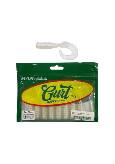 Hanfish Gurt 70 7cm Silikon Yem 8 Adet Sbgt629 White Magic
