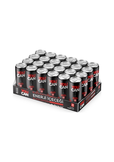 You Can Black Edition Enerji İçeceği 250 ml 24'lü