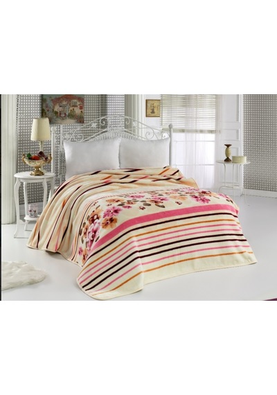 Mink Lacasa Lüks Vizon Battal Boy 1086 Pembe Battaniye 200X240 Pembe
