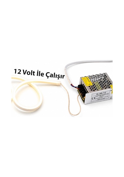 Powermaster Pm-5286 Silikon Kaplama 12 Volt 100 Metre Mavi Neon Led Şerit Aydınlatma Diğer