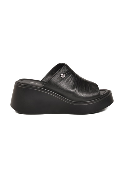 Pierre Cardin Pc-54610 Z Siyah Kadın Topuklu Terlik