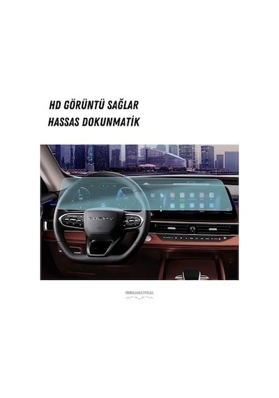Chery Yeni Tıggo 7 Multimedya Ve Yolcu Ekran Uyumlu Nano Ekran Koruyucu