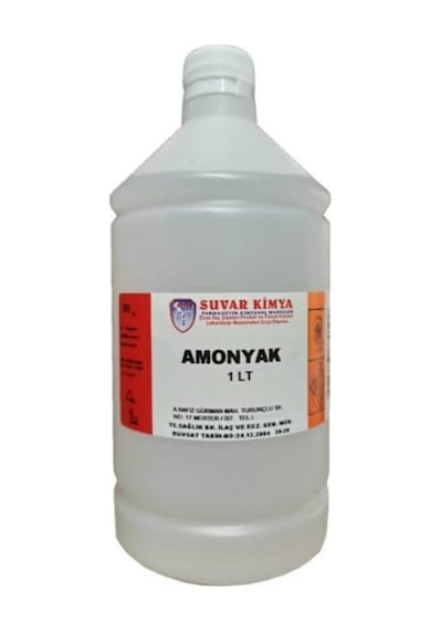 Amonyak 1 Litre (1000 Ml, Lt, L) Çok Renkli