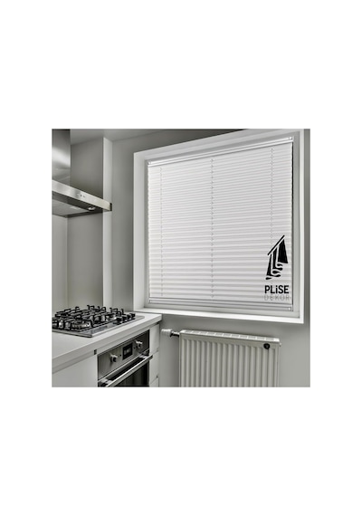 Plise Dekor Gri Plise Perde Vidalı 60g X 100y Cm Çok Renkli