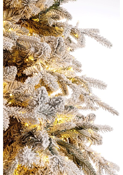 Ritter Karlı Yılbaşı Ağacı 240 Cm 4711 Dal 7800 Led Işıklı