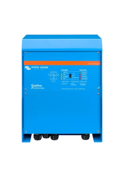 Victron Quattro 48/5000/70-100/100 48v 5000va 4000w Şarjlı 70a Şarj, 100a Transfer Tam Sinüs İnvertö