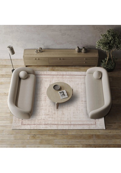 Dolce Vita Halı Opera 8509 Silk Modern Salon Halısı Bej