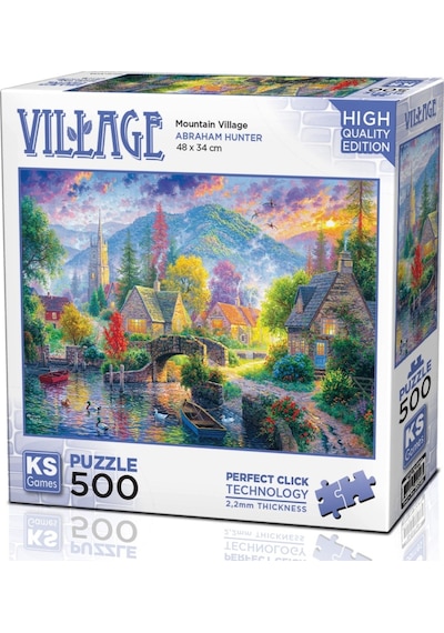 Ks Games 500 Parça Dağ Köyü Puzzle