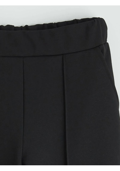 Lc Waikiki Siyah Beli Lastikli Kadın Pantolon