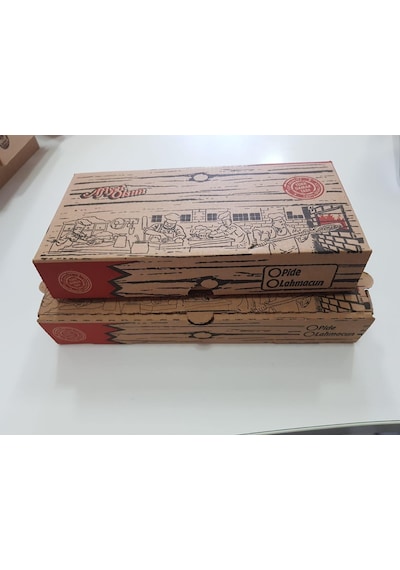 Pide Kutusu Duble 15X26X4.5 Cm Pk 100 Ad