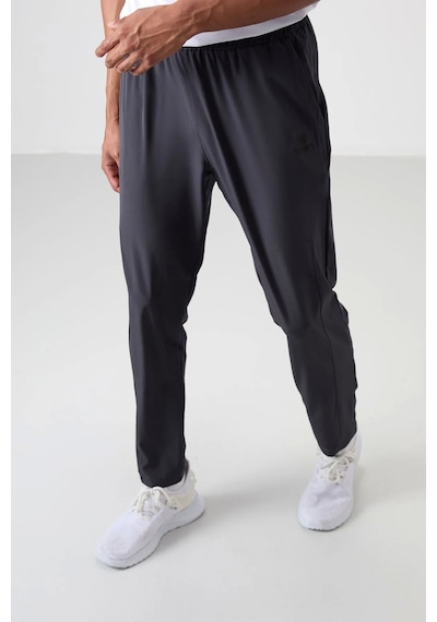 Antrasit Polyester İnce Yumuşak Comfort Fit Erkek Eşofman Alt - 82119 Antrasit