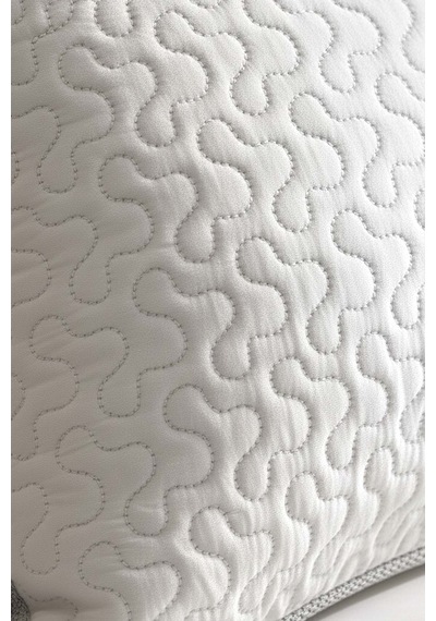 Liena Kapitone Klimalı Yastık 50x70 Cm Beyaz