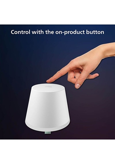 Philips Hue Go Belle Beyaz Taşınabilir Masa Lambası Beyaz