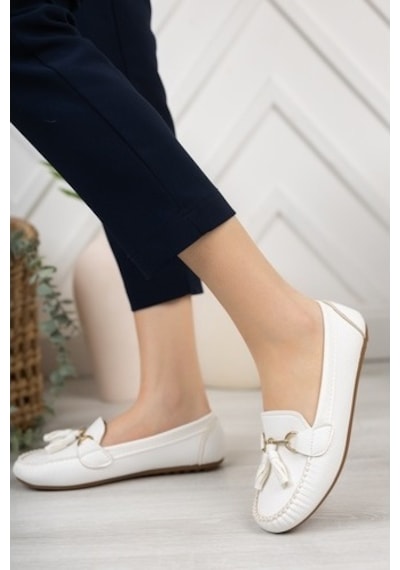 Khayt Tassel Casual Günlük Kadın Babet Ayakkabı