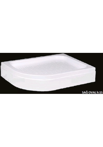 Alika Asimetrik Sağ Sol H15 Panelli Duş Teknesi 90 x 100