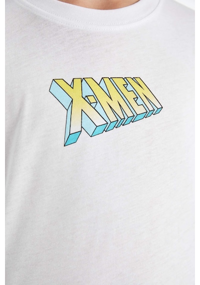 DeFacto Erkek Çocuk X-Men Bisiklet Yaka Kısa Kollu Tişört D2838A824SMWT34