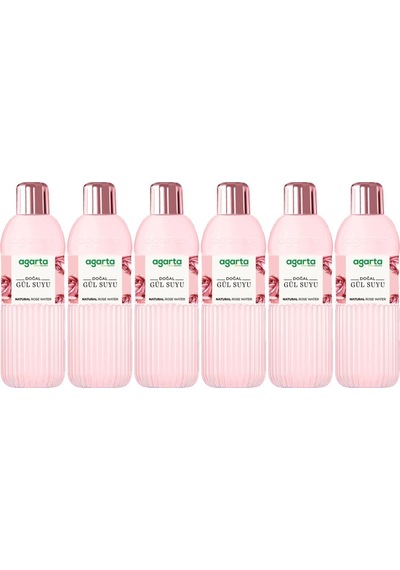 Agarta Doğal Gül Suyu 400ml 6 Lı Set