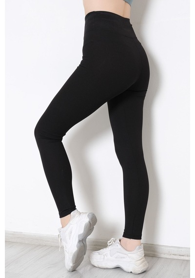 Bensu Store - Fitilli Tayt Siyah - 10751.1098. 001