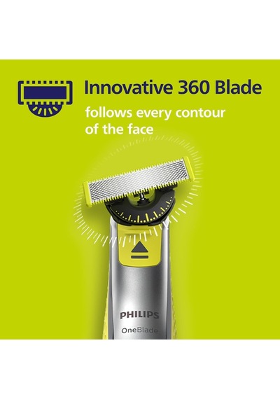 Philips Oneblade 360 Yüz Yedek Bıçak - Tüm Oneblade Kolları Qp430/50'ye Uyar 3'lü