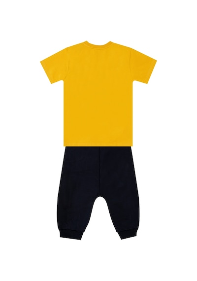 Denokids Mshb&g Arslan Erkek Çocuk T-shirt Kapri Şort Takım Çok Renkli