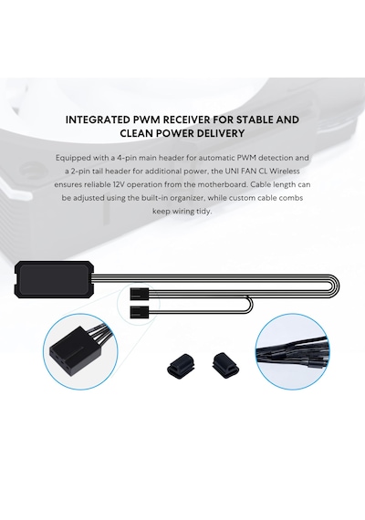 Daryun Dy-wl99 Wıreless 3x120mm Beyaz Kasa Fanı 120mm Fan
