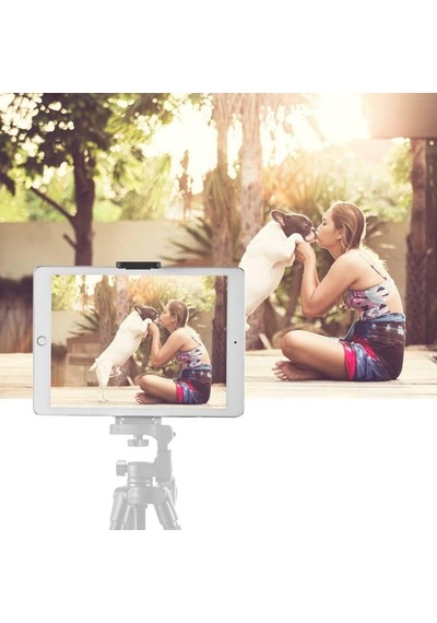 Tablet Tutucu 2in1 Telefon Tutucu Başlık Standart Vidalı Tüm Tripodlara Uyumlu Universal Yatay Dikey Kullanım P58 2 Mixed